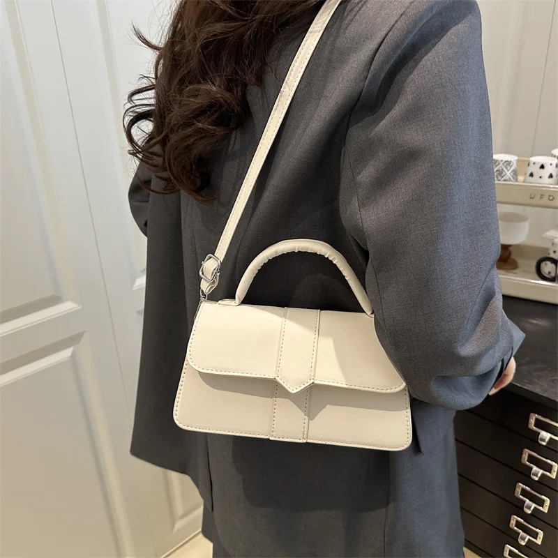 

Весенняя свежая квадратная сумка, минималистичный кошелек с верхней ручкой для женщин, повседневная сумка через плечо, модная сумка через плечо, шикарная сумка «день-ночь» ​