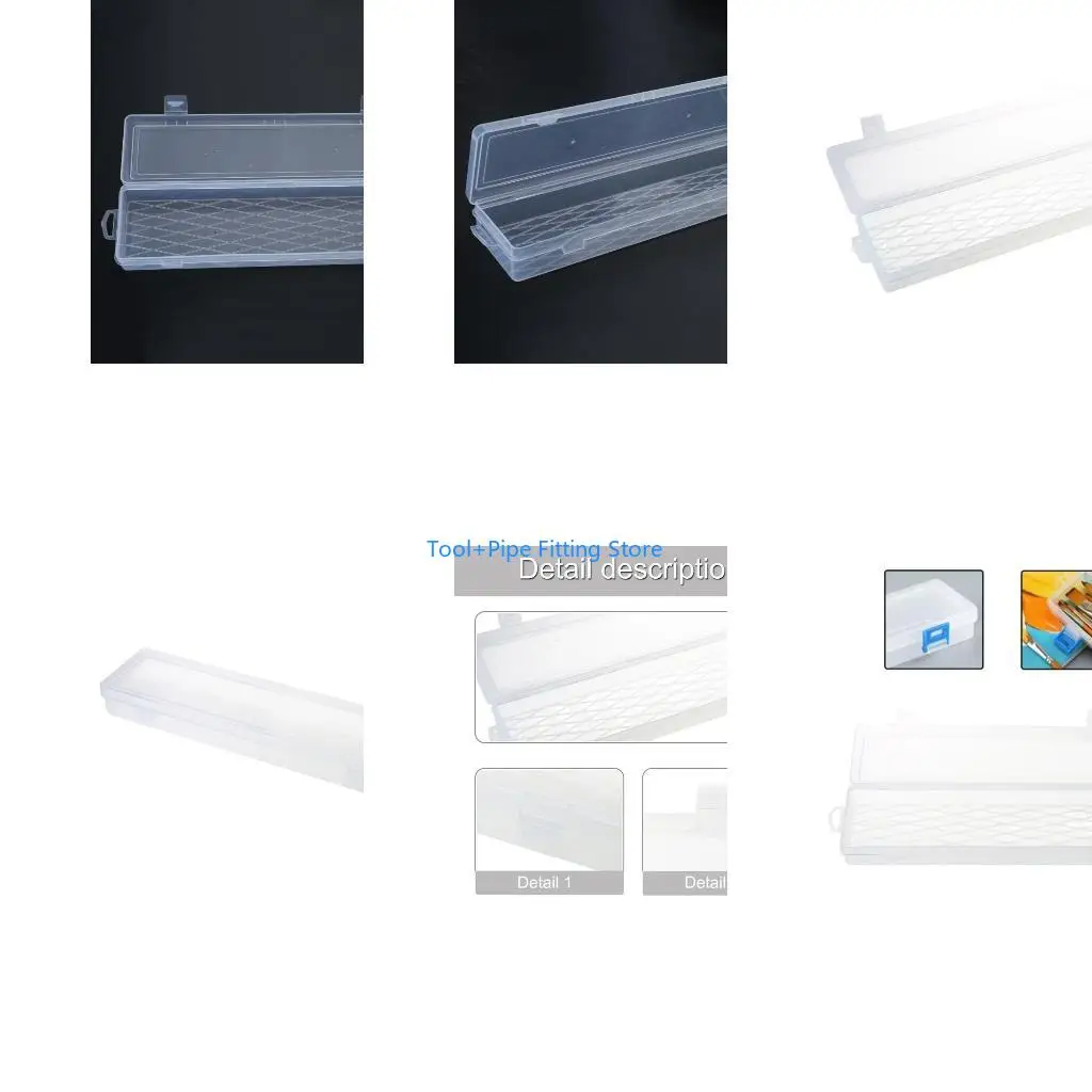 F92B 14 Inch Plastic Tool Box for Efficient Sorting and Storage Long Storage Case