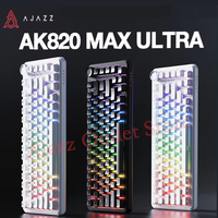 New Ajazz Ak820 Max Ultra Magnetic Switch Mechanical Keyboard 8k 128khz 0.01mm Rgb Customized Wired Gaming Keybaord E-Sports