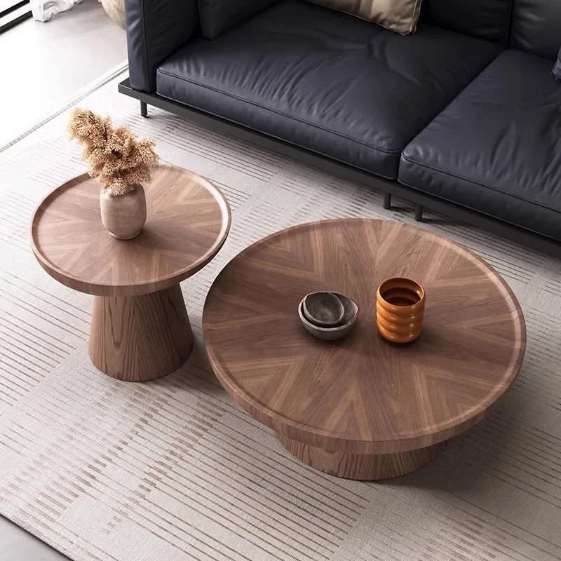 

SAT049 Italian Luxury Antique Log Coffee Table for Home Creative Retro Small Furniture for Living Room Combination