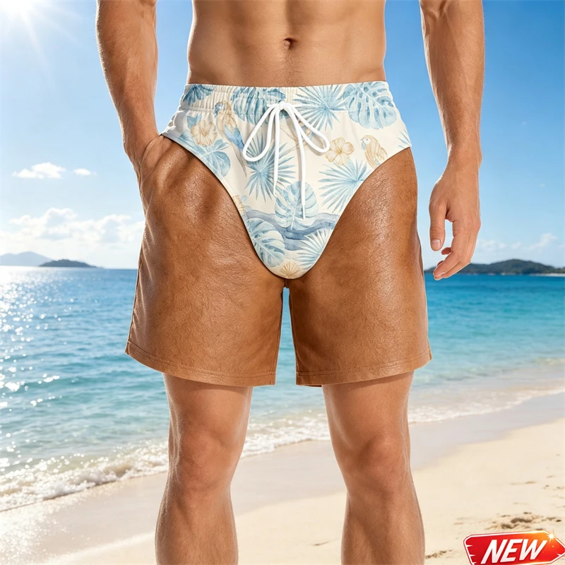 2026 Summer Hot Selling Funny 3D Printed Beach Shorts Men Outdoors Breathable Quick Drying Fashion Vacation Tourism Shorts