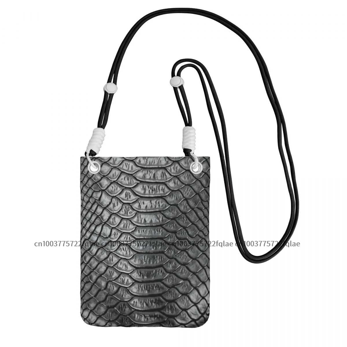 

Snake Skin Scales Texture Crossbody Lanyard Slot Card Wallet Bag Phone Case Necklace Strap Rope