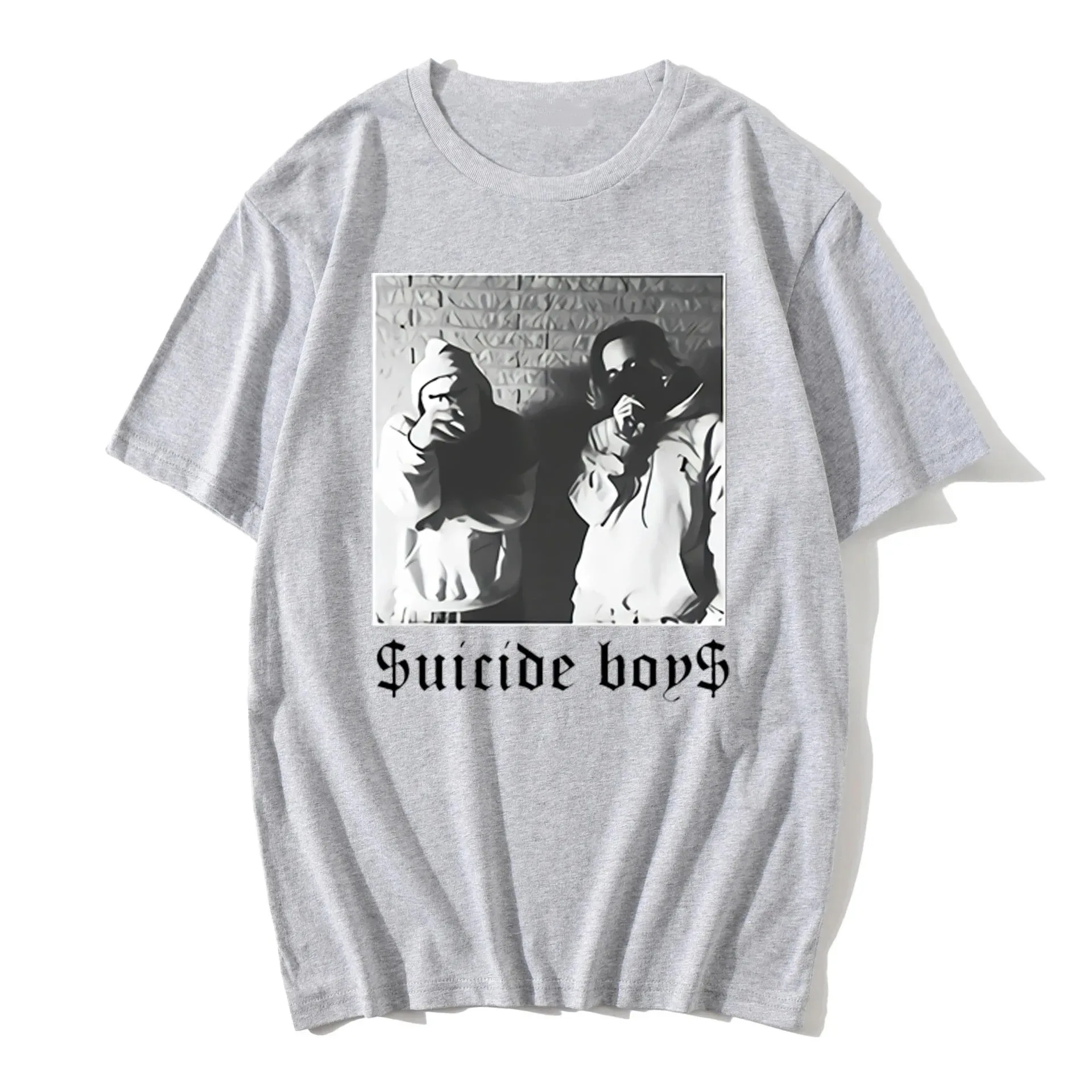 Rapper Suicideboys Suicide T Shirt Men Women Fashion Cotton T-shirt Kids Hip Hop Tops Tee Suicideboys Camiseta Hombre Boy Tshirt