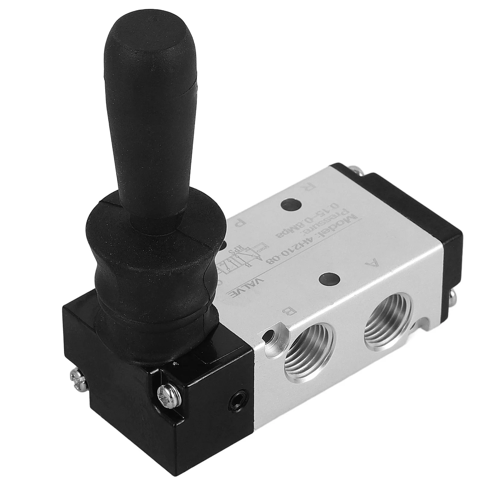 Air Hand Lever Pneumatic Manual Control Valve Sturdy Aluminum Alloy Pneumatic Valve for Cylinder Air Switching Industrial