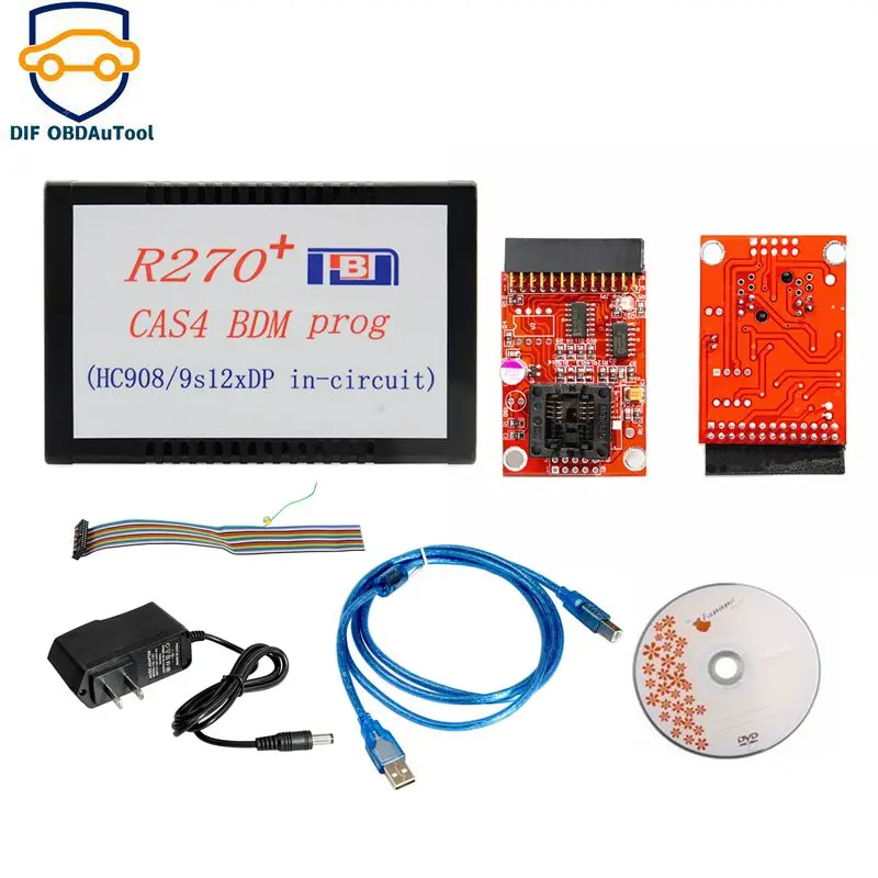 

Professional R270+ V1.20 Auto CAS4 BDM Programmer R270 CAS4 BDM Programmer Tool For bmw key prog