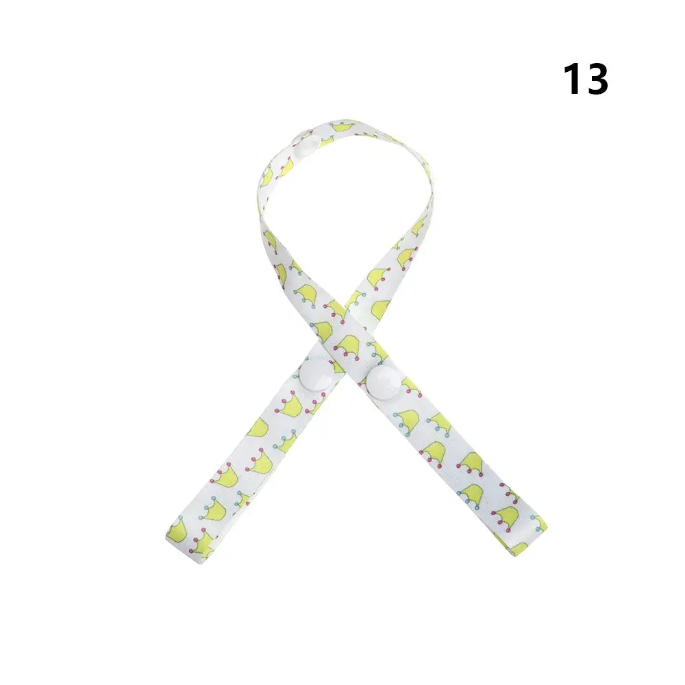 

1 шт., милые красочные вешалки для ремешков на тележке, держатель для ремня, фиксирующий ремень, аксессуары для коляски, анти-потерянный ремень с цепочкой