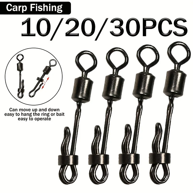 Carp Fishing Quick Change Swivel | Stainless Steel Leader Link for Fast Tackle Setup