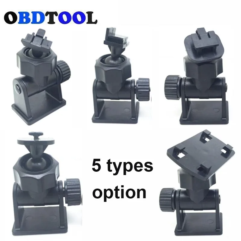 15mm Rotation Ball Neck 5 Types Interface Option DVR Holder for Car Dash Camera Front Glass Mirror Dashcam Bracket Sticker Base