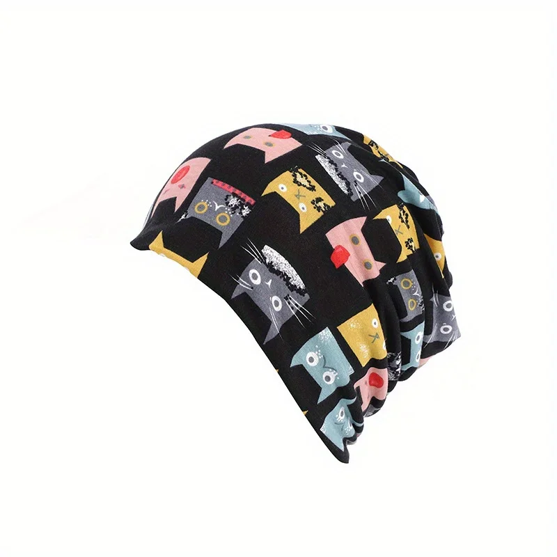 

Camouflage Print Snood Hat Multi-Functional Beanie for Unisex All Seasons Outdoor Casual Daily Wear Headwear