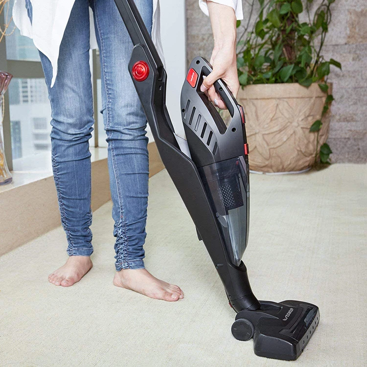 upright vacuum cleaner, 2 in 1 cordless stick vacuum cleaner battery rechargeable handy vacuum cleaner