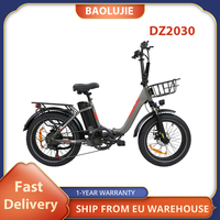 BAOLUJIE DZ2030 Electric Bike,500W  Powerful Motor 48V 13Ah Battery  20*4.0inch Fat Tire ,40km/h Max Speed 35-45km Range