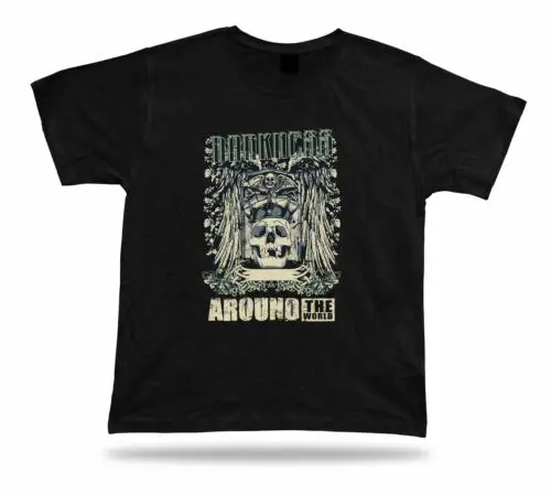 Tshirt Tee Shirt Birthday Gift Idea Darkness Around the World Skull Death Pilot