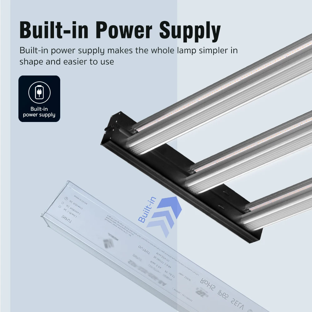 320W/720W Full Spectrum LED Growth Lamp Foldable Adjustable Spectrum Aluminum Structure Seedling Propagation Flower Growth