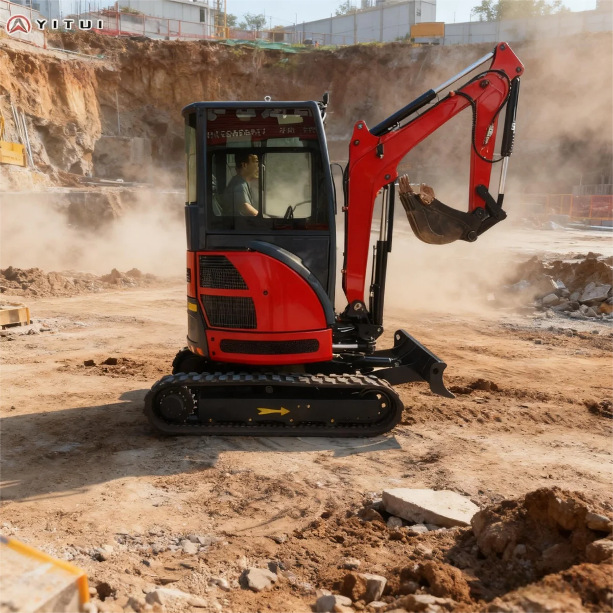 

Chinese Factories Sell Mini Excavators With Strong Power And High Efficiency Customized Diesel Engines And Cabs Mini Excavators