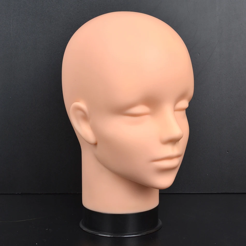 Mannequin Head Wig Stand With Adjustable Wig Tripod Stand Holder For Wigs Making Display With T Pins/Wig Cap Training Practice image 2