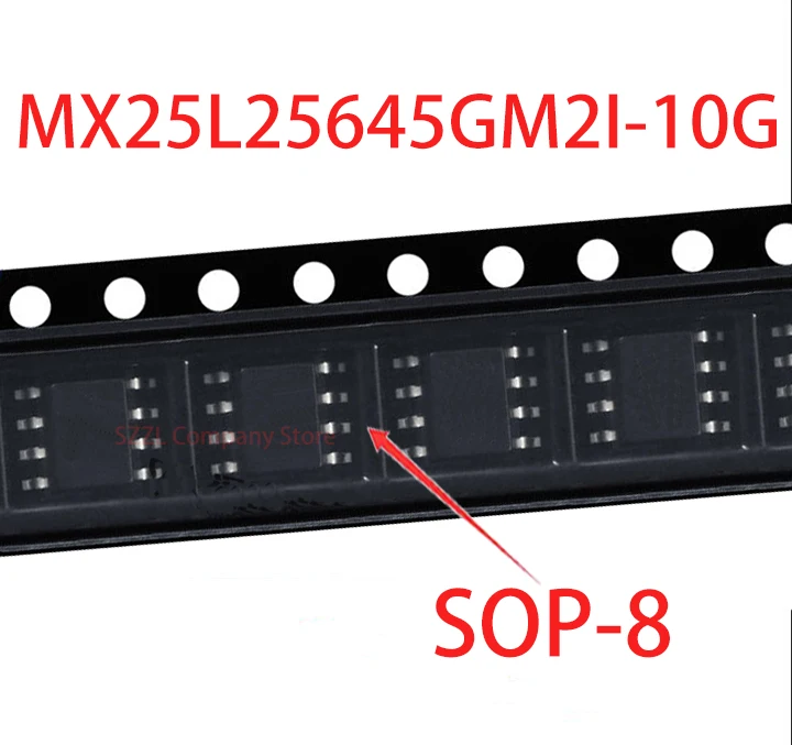 32MB FLASH MX25L25645 SOP8 MX25L25645GM2I-10G Substitutions W25Q256 32 MB FLASH memory chips, 256 mbit SOP8 Free shipping