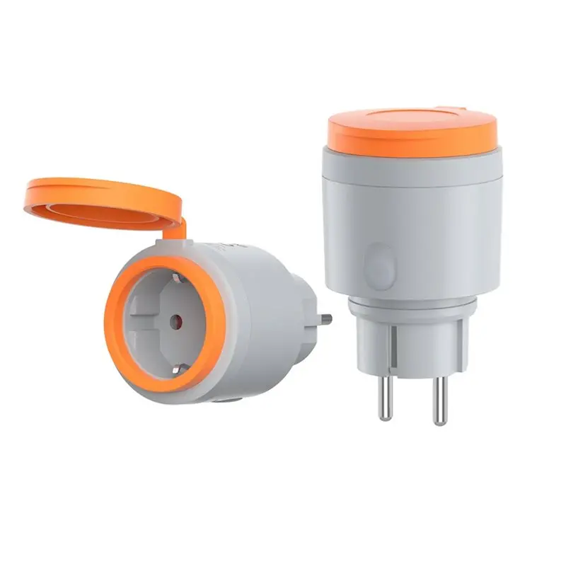 B50B-S61STPF-PM-O Outdoor Wifi Smart Plug Matter Power Detection Overload Protection For Garden And Patio Use EU Style EU PLUG