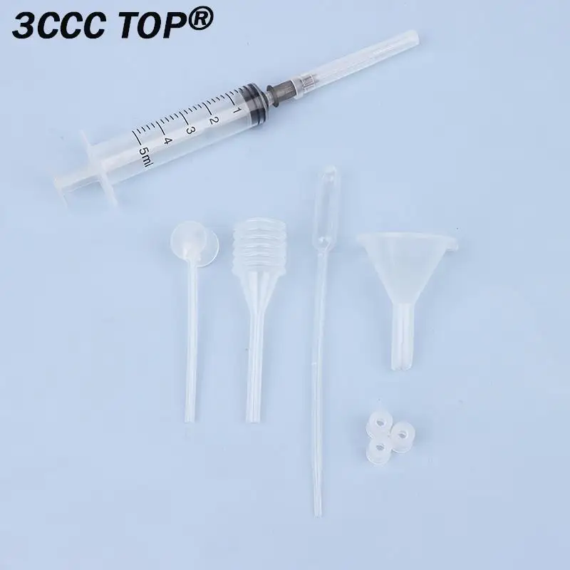 8PCS Perfume Refill Tools Set Plastic Diffuser Syringe Straw Dropper Funnel Spray Dispensing Required Cosmetic Tools