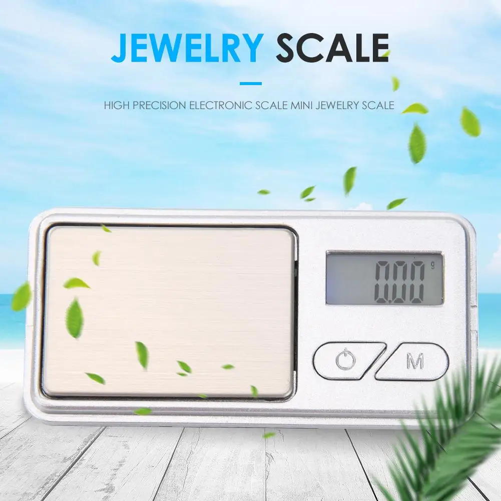 200/0.01g Mini Digital Pocket Scales LCD Display for Diamond Weighting Gram Weight Scales Jewelry Scale