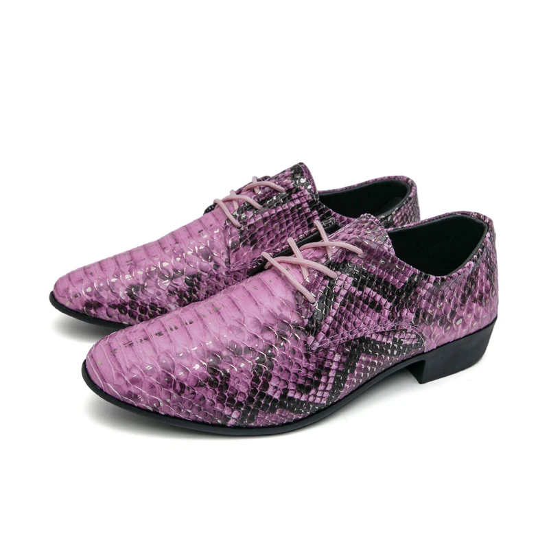 Purple Leather Shoes