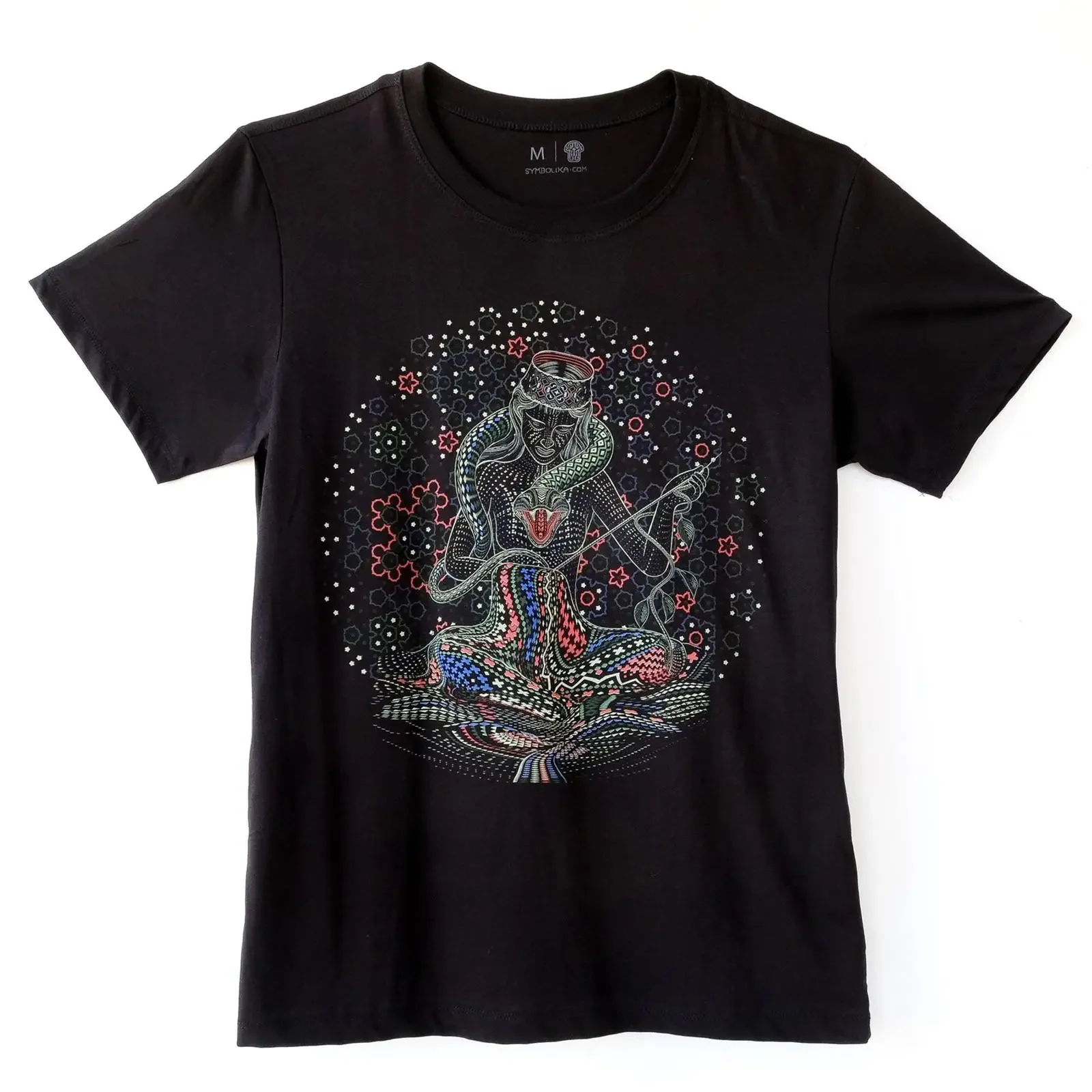 UV Reactive Psy T Shirt Song Weaving Screenprinted Goa Clothing vintage Washed Breathable Stylish Comfortable Casual Versatile