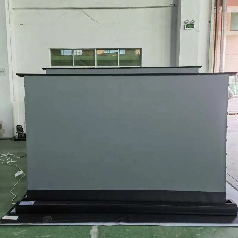 120 Inch Floor Rise up Projector Long Throw  Projection Screen