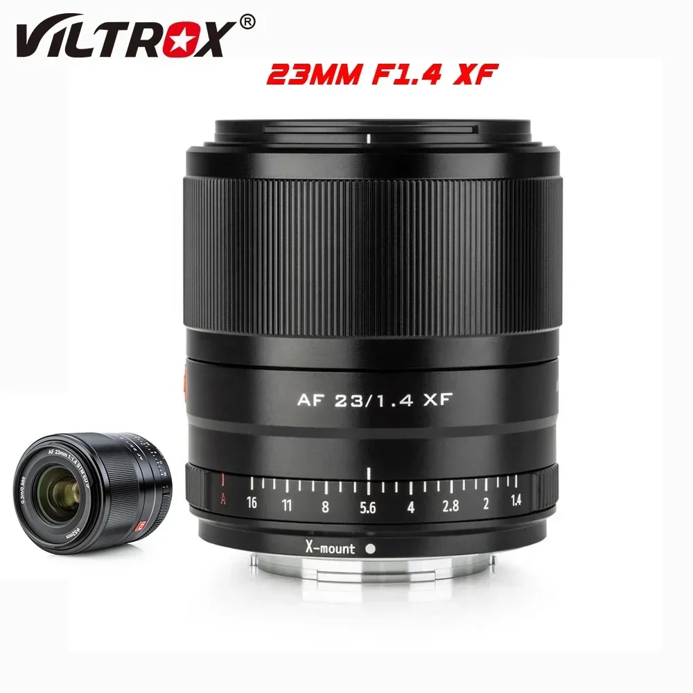 2026 New VILTROX 23mm F1.4 XF Auto Focus Large Aperture APS-C Lens AF for Fujifilm Fuji X-Mount X-H1 X20 X-T20 X-T100 X-Pro2 Cam view 3