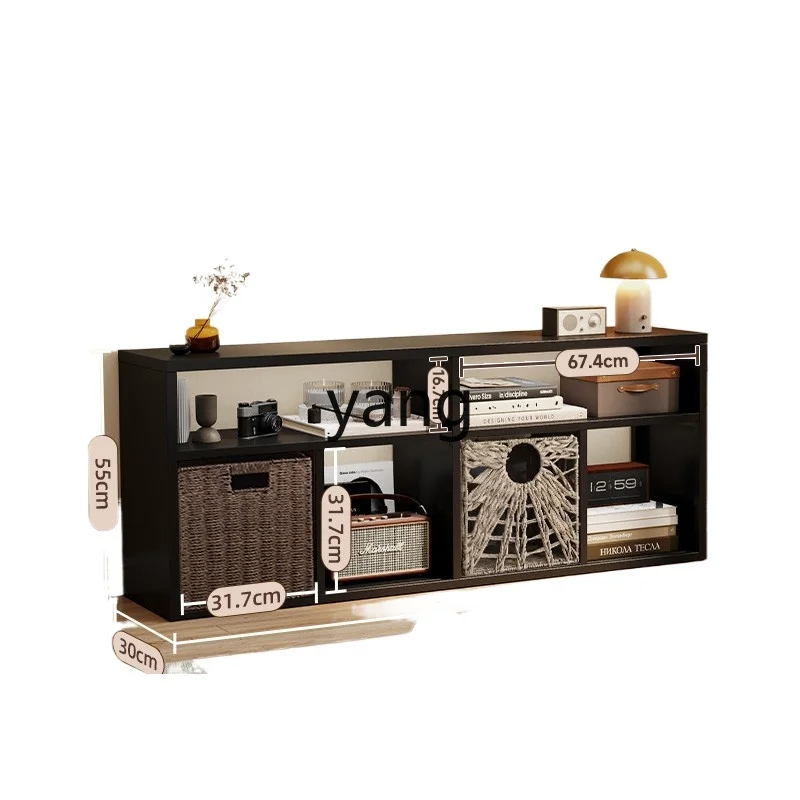 

LMM small apartment medium and ancient style furniture living room household wrought iron storage locker integrated combination