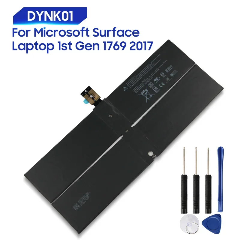 

Replacement Battery For Microsoft Surface Laptop 1st Gen 1769 2017 2019 G3HTA036H DYNK01 Replacement Battery 5970mAh