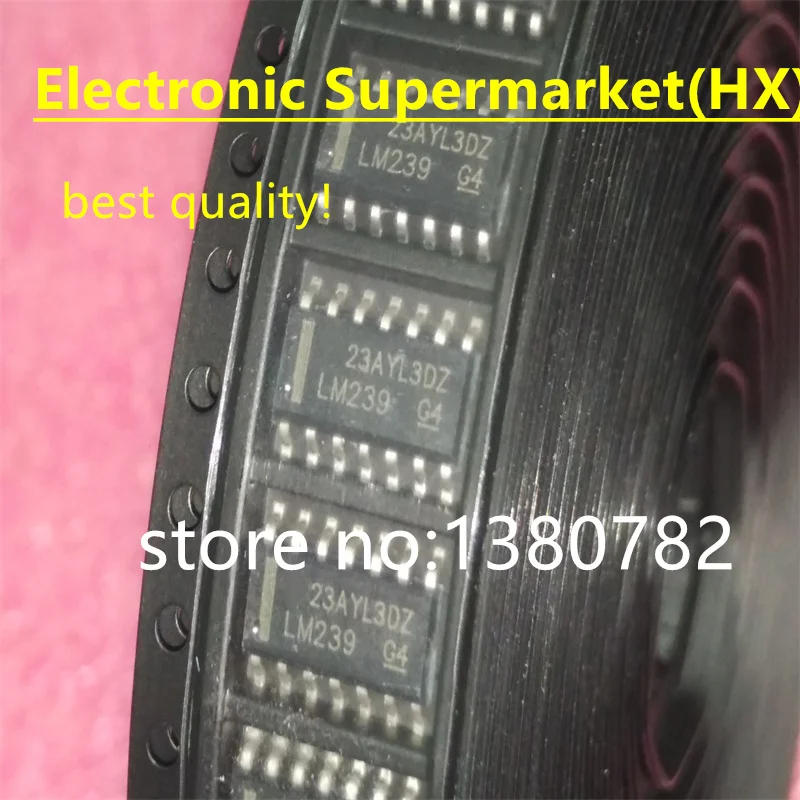 

Free Shipping 100pcs/lots LM239DR LM239 SOP-14 IC In stcok!