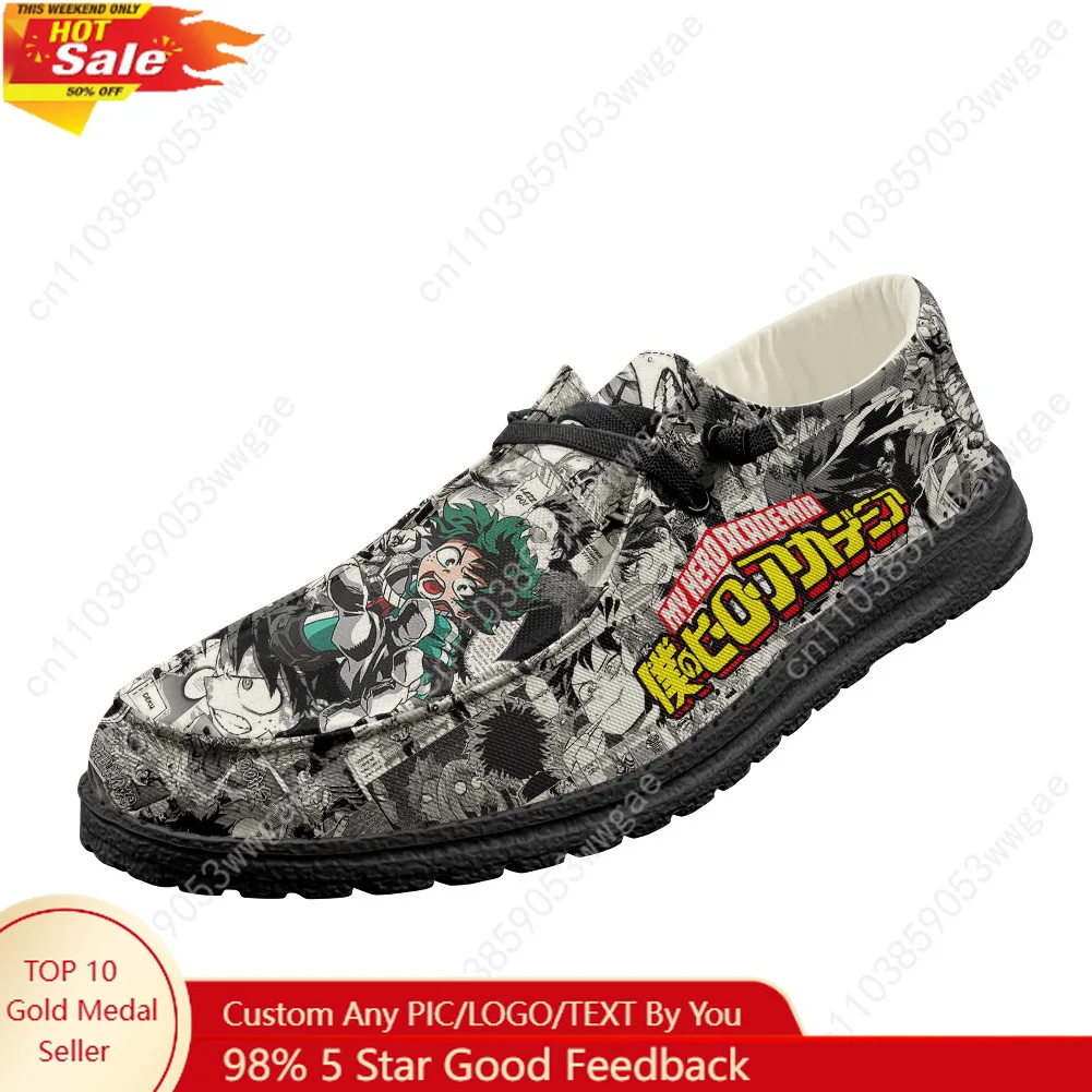 

My Hero Academia Casual Shoes Man Women Breathable Flat Footwear Casual Indoor Outdoor Lightweight Shoe Customized Couple Shoes