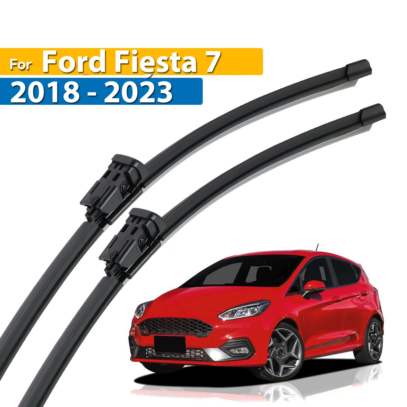 

Erick's Wiper LHD Front Wiper Blades For Ford Fiesta 7 2018 - 2023 Windshield Windscreen Clean Window Car Rain Brushes 28"+14"