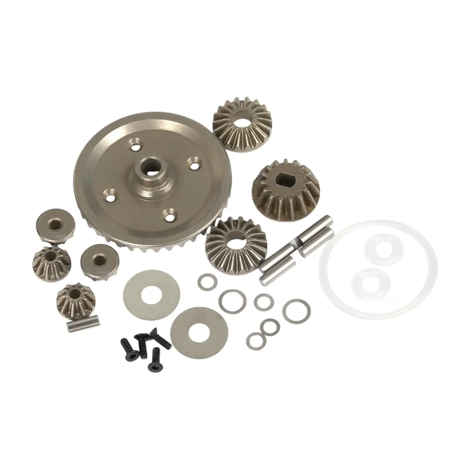 1:10 Compact Lightweight Differential Gear Set Differential Driven Steel Gear Alloy for TT-02 Type-s Type- XV-02 MB-01 RC Car