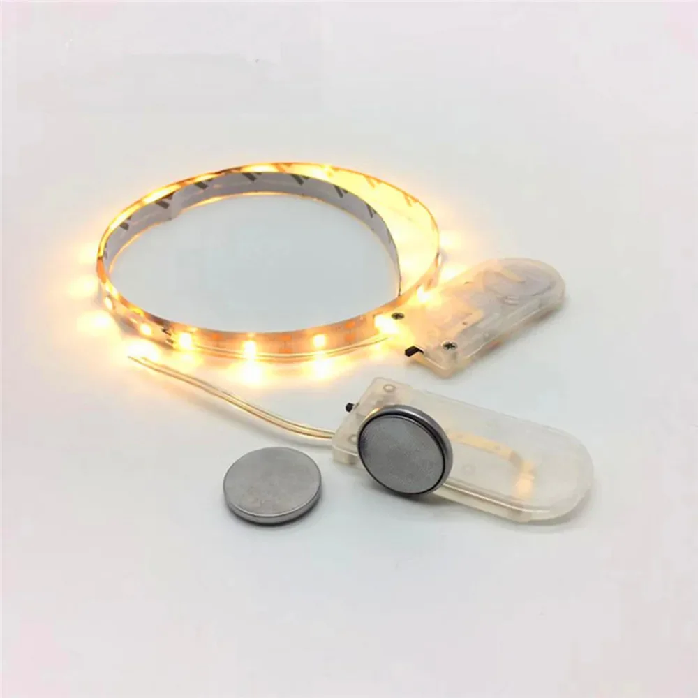 

Button Battery Lights Strip Led Fairy Battery Operated LED String Lamp Decor Rope Lighting for DIY Wedding Party