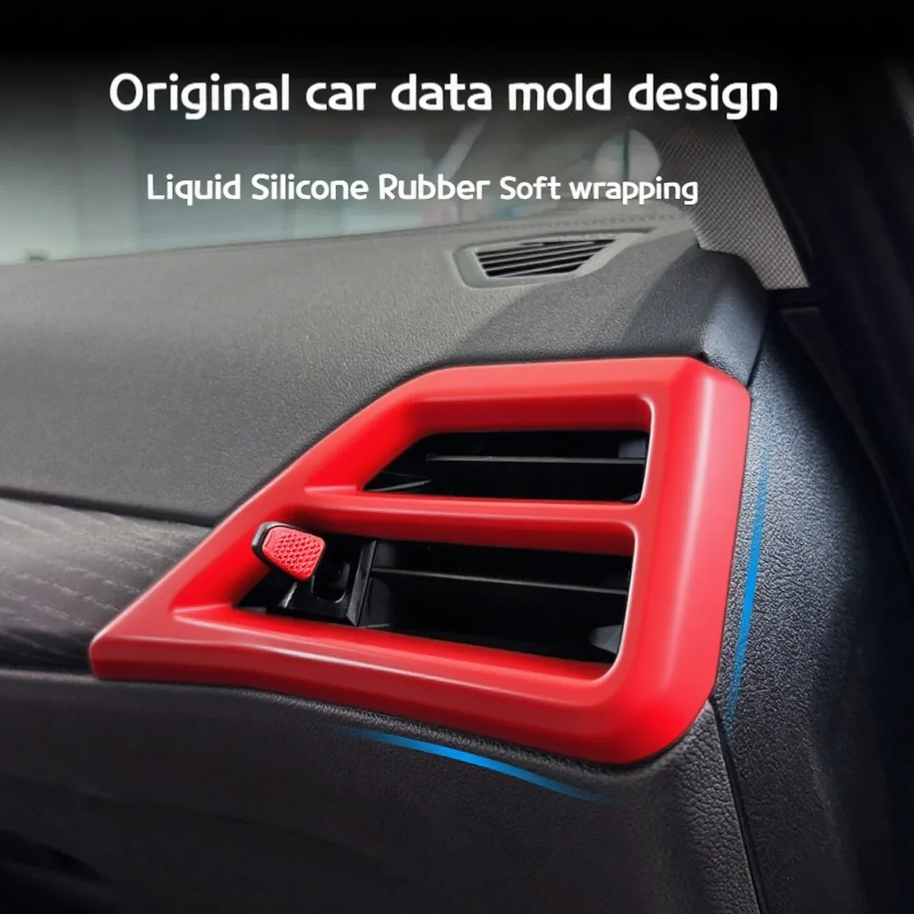 Pour BMW série 3 G20 2025 tableau de bord hors tendance housse de protection en silicone climatiseur décoration réfléchissante gauche et droite