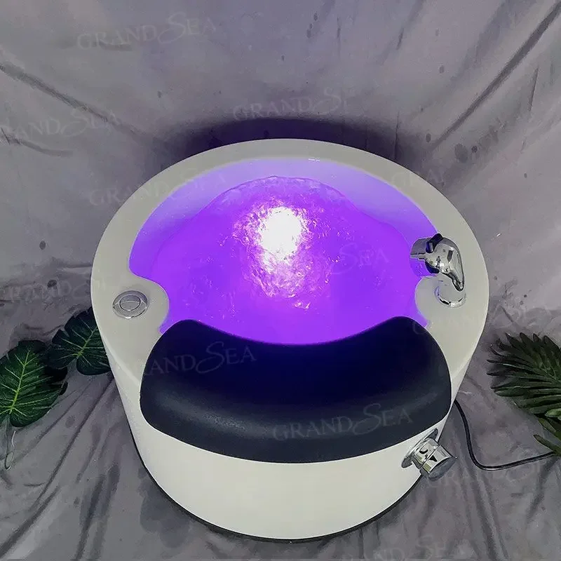 Factory Direct Sale Portable Foot Bath Spa Custom Pedicure Basin With Drainage Suitable For Indoor Foot Spa Massage Machine