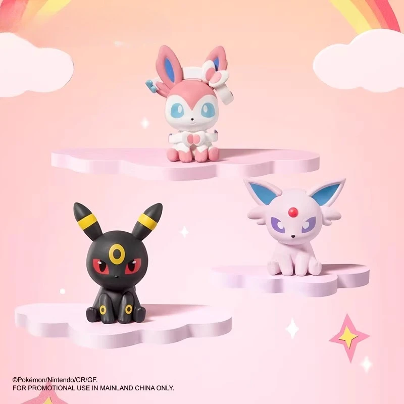 Pokemon Pokeball с фигурками, милая карманная кукла-монстр, слепая коробка, игрушка Gacha, коллекционный декор для стола Пикачу, подарки на день рождения для детей