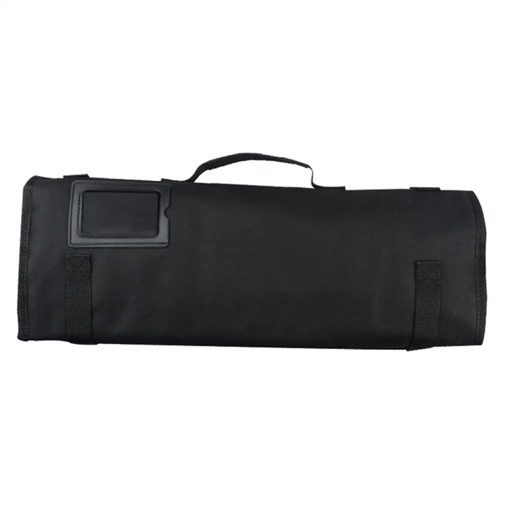 Kitchen Knife Storage Case Chef Knife Bag Organizer Eight Slot Fabric Roll Portable Professional Holder for Camping Barbecue
