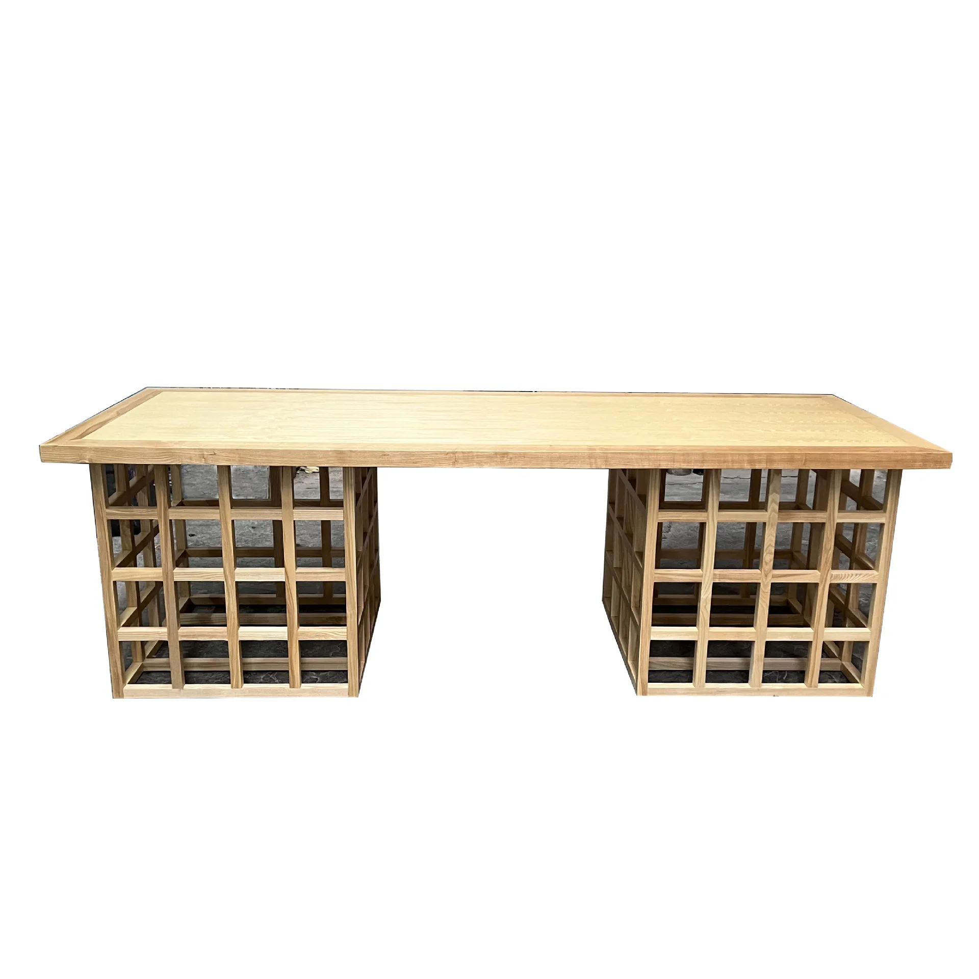 

Three-meter conference table, desk, new Chinese ash wood