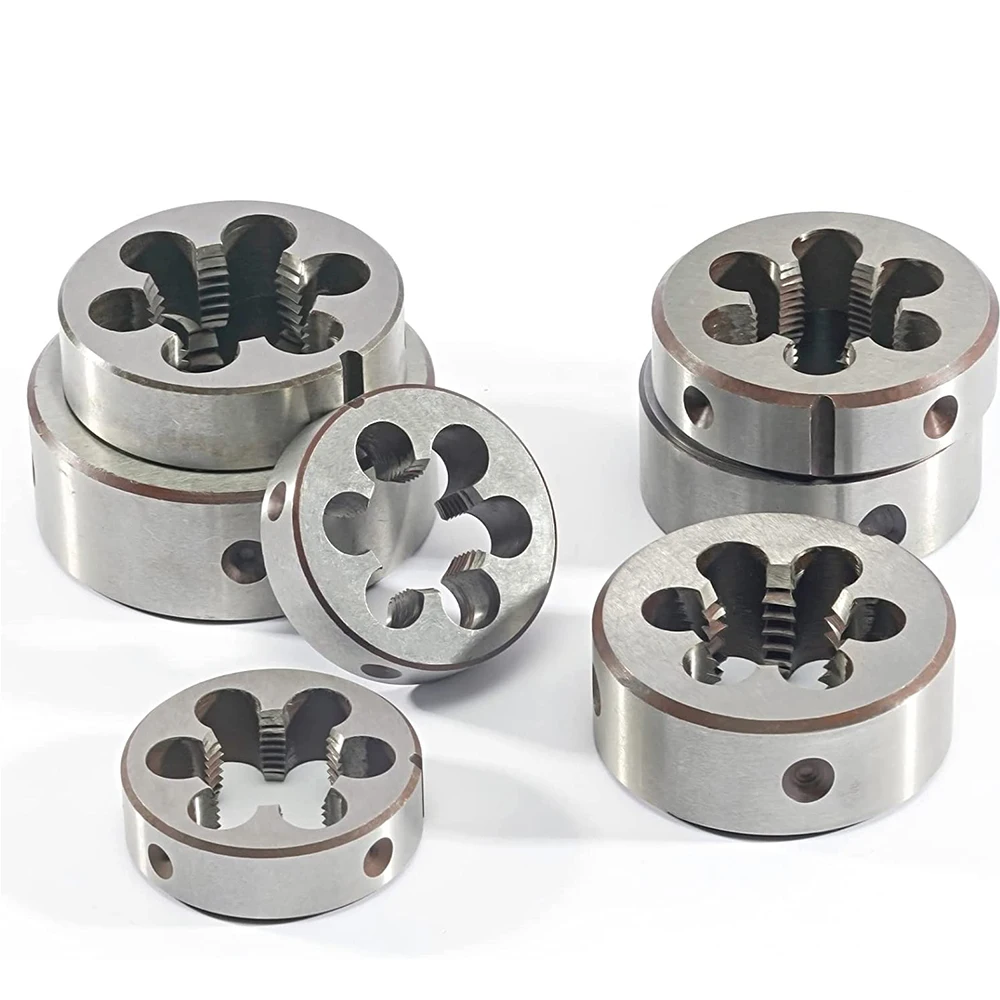 HUAZHICHUN 1PC 1/4-20UNC/24UNC/27UNC/28UNC/32UNC/36UNC/40UNC Tap+Die HSS Tap and Die Set Right Hand Tap