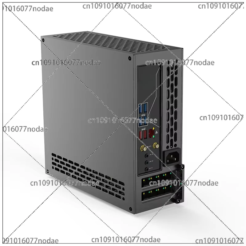 5-liter Mini A24-V5 Dual Slot Single Display 1u Power Itx Chassis, Double-sided Chamfering