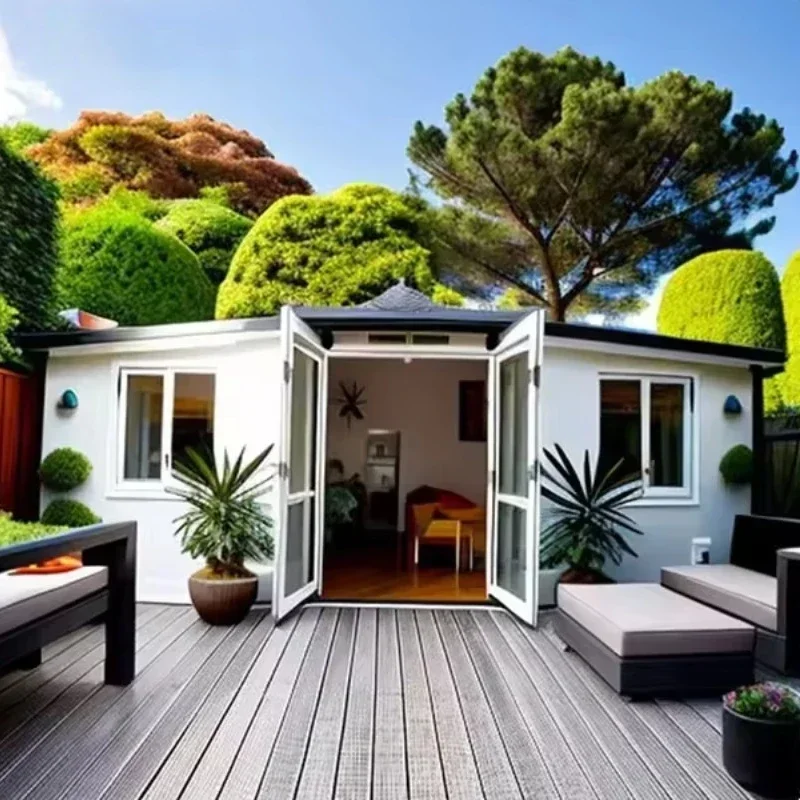 Dual-Wing Foldable Container Restaurant Expandable Prefab Steel Structure Modular Outdoor Cafe Tiny House Home