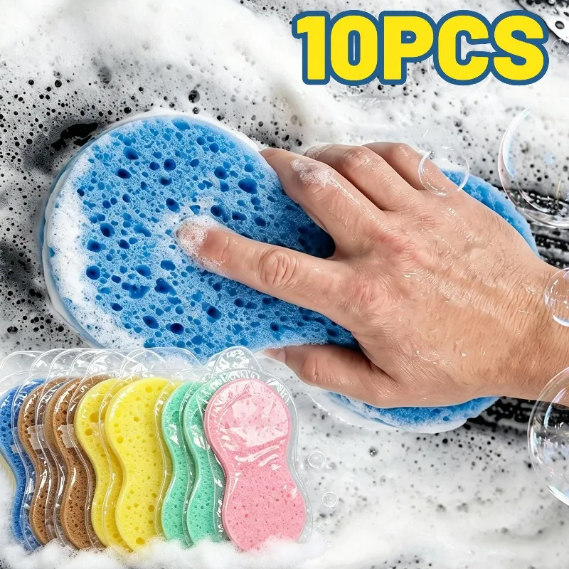 Auto Cleaning Sponge Compressed Figure8 Washing Block Super Absorbent Lint Free Scratch Resistant Foam Pad for Car Detailing