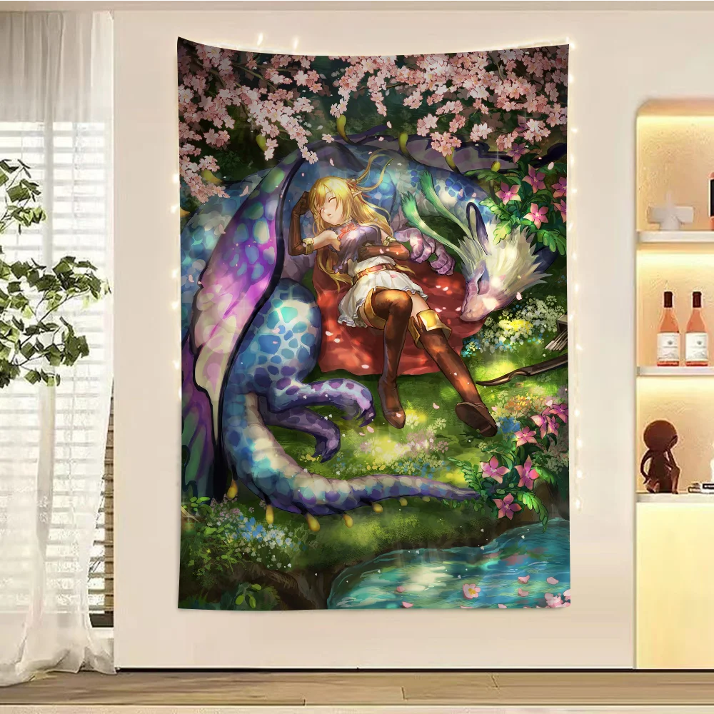 

Shadowverse Printed Large Wall Tapestry Indian Buddha Wall Decoration Witchcraft Bohemian Hippie Wall Art Decor