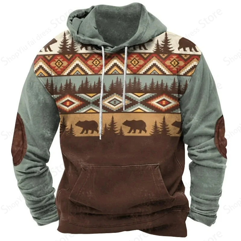 Vintage Hoodies Yellowstone 3d Print Graphic Hoodie Men Fashion Hoodies Sweatshirt Boy Coat Women Sweat Outdoors Sweatshirt Male