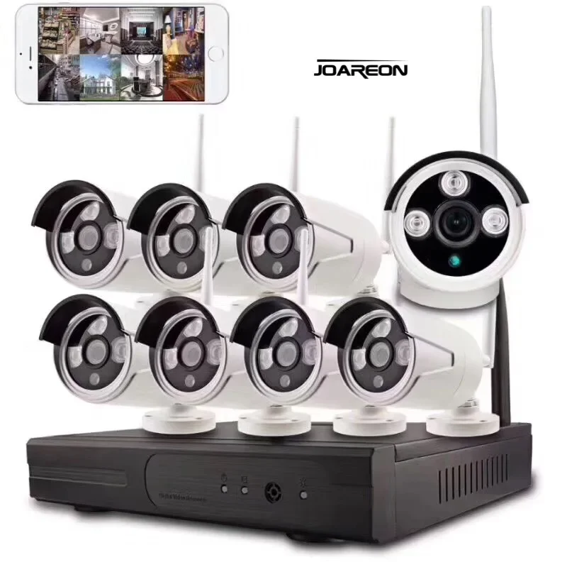 Good Sell 8CH 1080P Wireless NVR Kit Outdoor Surveillance Home Wireless Security Camera System