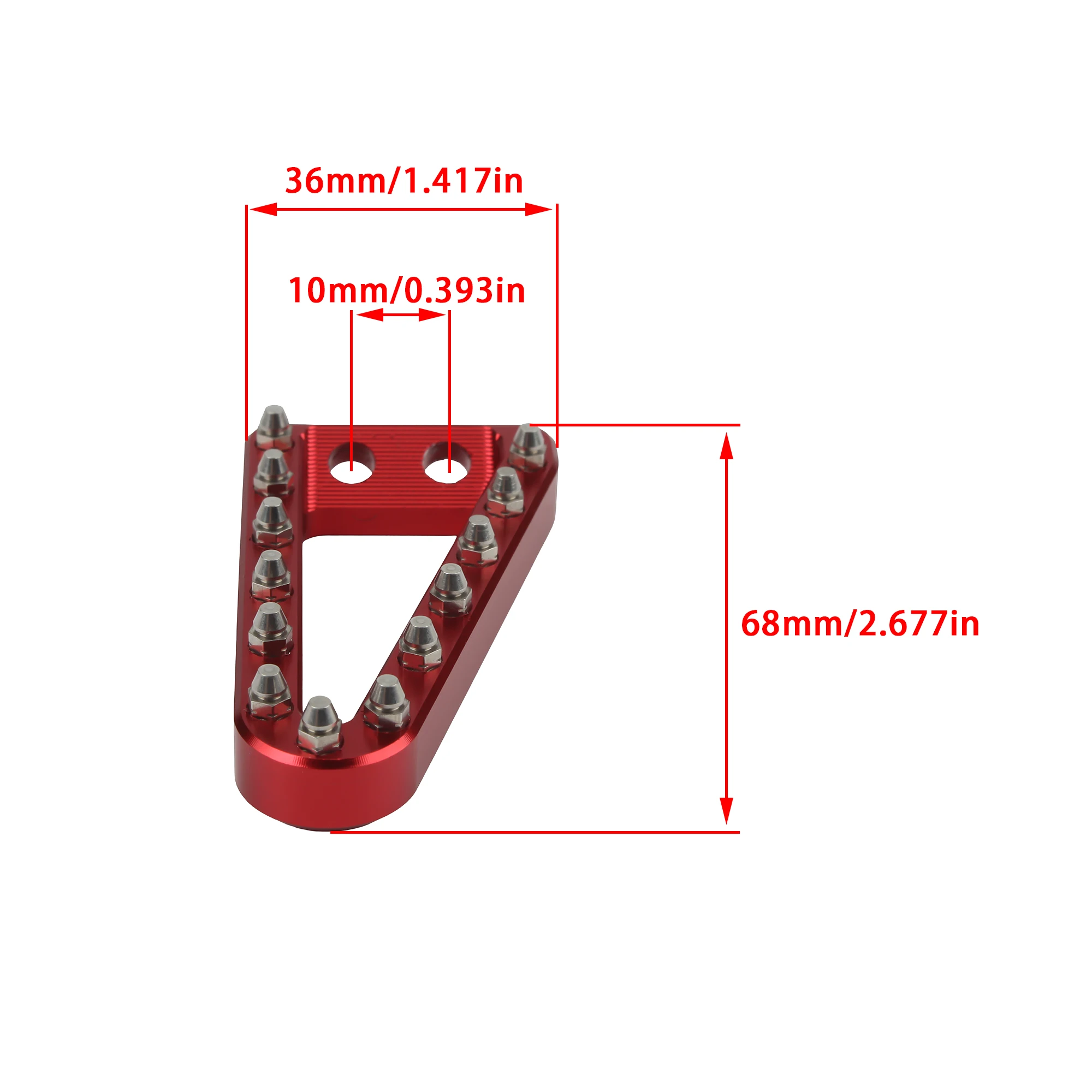 دراجة نارية تمديد الخلفية بدال فرامل رافعة 68 مللي متر خطوة لوحة ل KTM XC SX SXF EXC XCW XCFW EXCF 125 300 530 2008-2022 موتوكروس