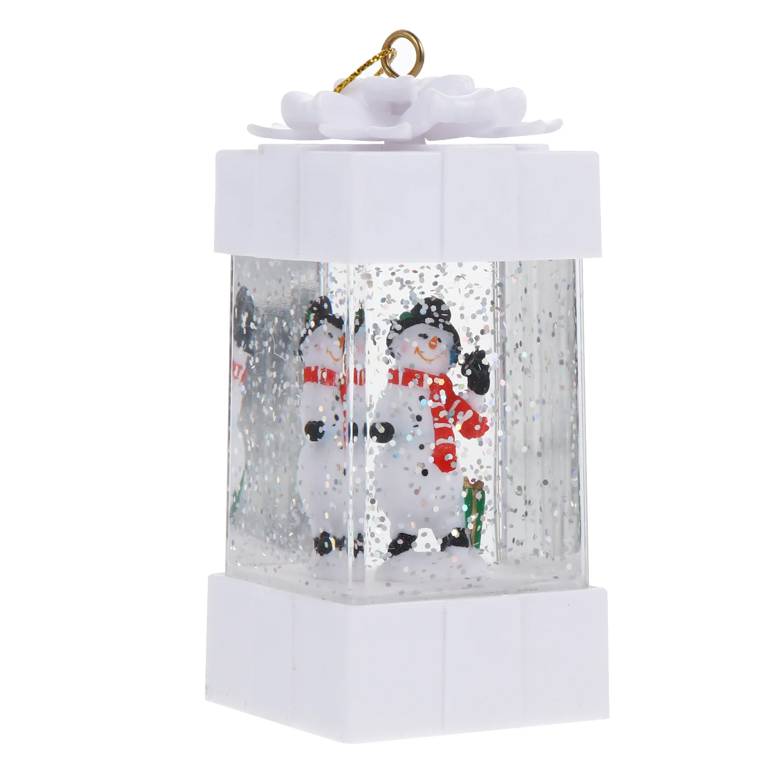 

1Pcs Christmas Wind Lamp Cartoon Design Water Injection Storm Lantern Indoor Xmas Festival Decor Night Light Wind Lamp