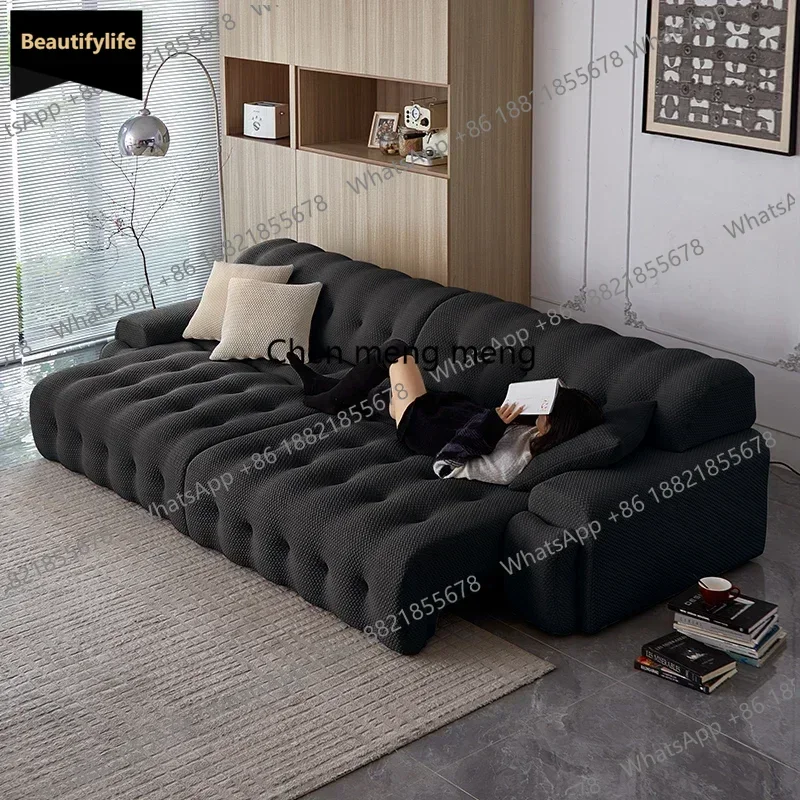 

Q181 Designers Italian Electric Reclining Sofas Modern Simple Living Room Lazy Futon Sofa Bed Puff Home Furniture Sofa