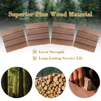 30Pcs Anti corrosion wood flooring, outdoor carbonized wood flooring, balcony, household courtyard flooring, splicing waterproof 5
